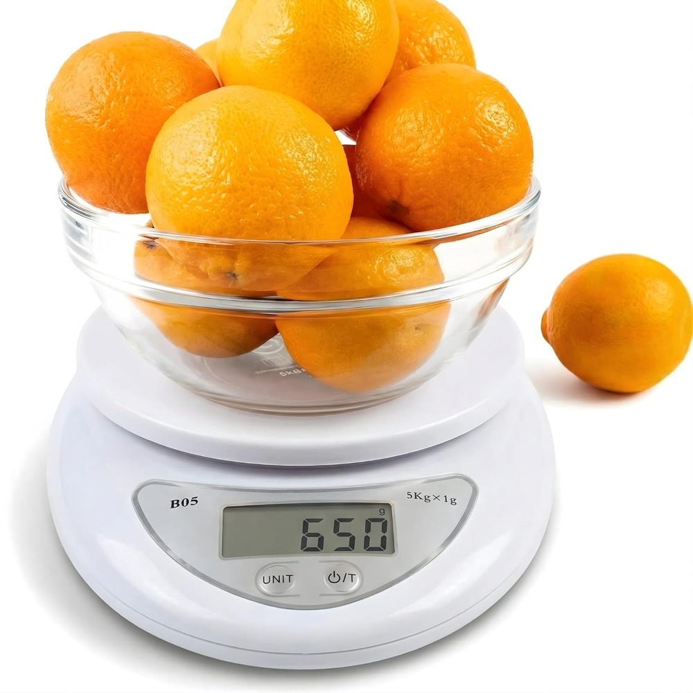 Electronics And Gadgets With A - Cyfrowa waga kuchenna 5 kg, wielofunkcyjna,