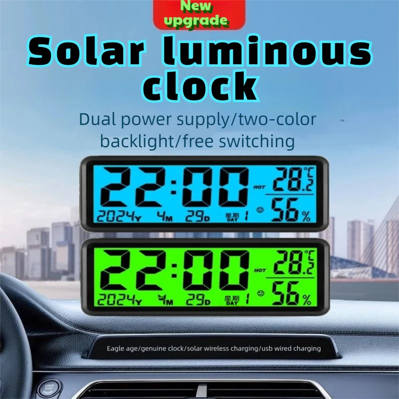Electronics Gadgets For Car - Termometr samochodowy LED z wyświetlaczem, zasilany
