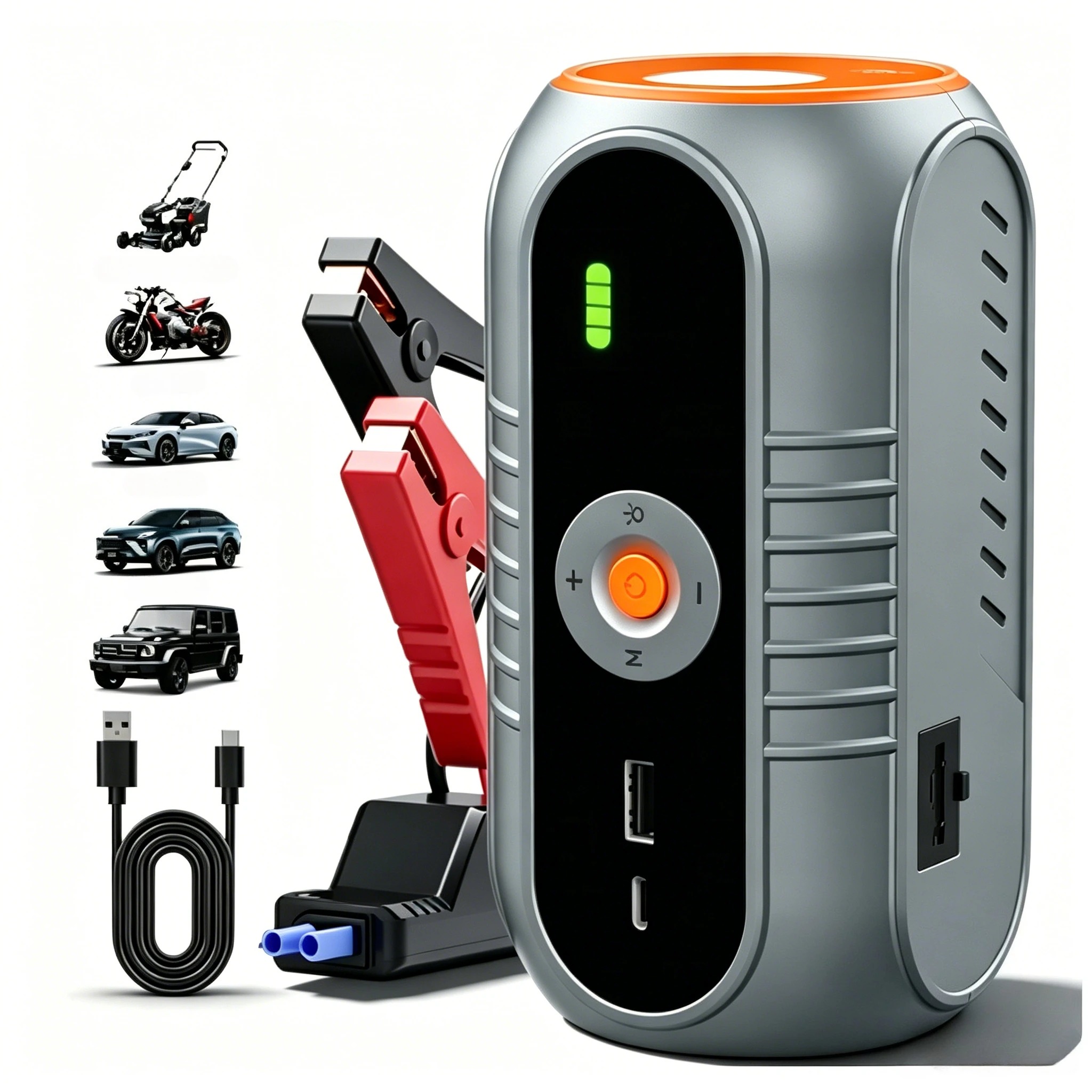 Electronics Gadgets For Car - Awaryjny rozrusznik samochodowy z kompresorem powietrza,