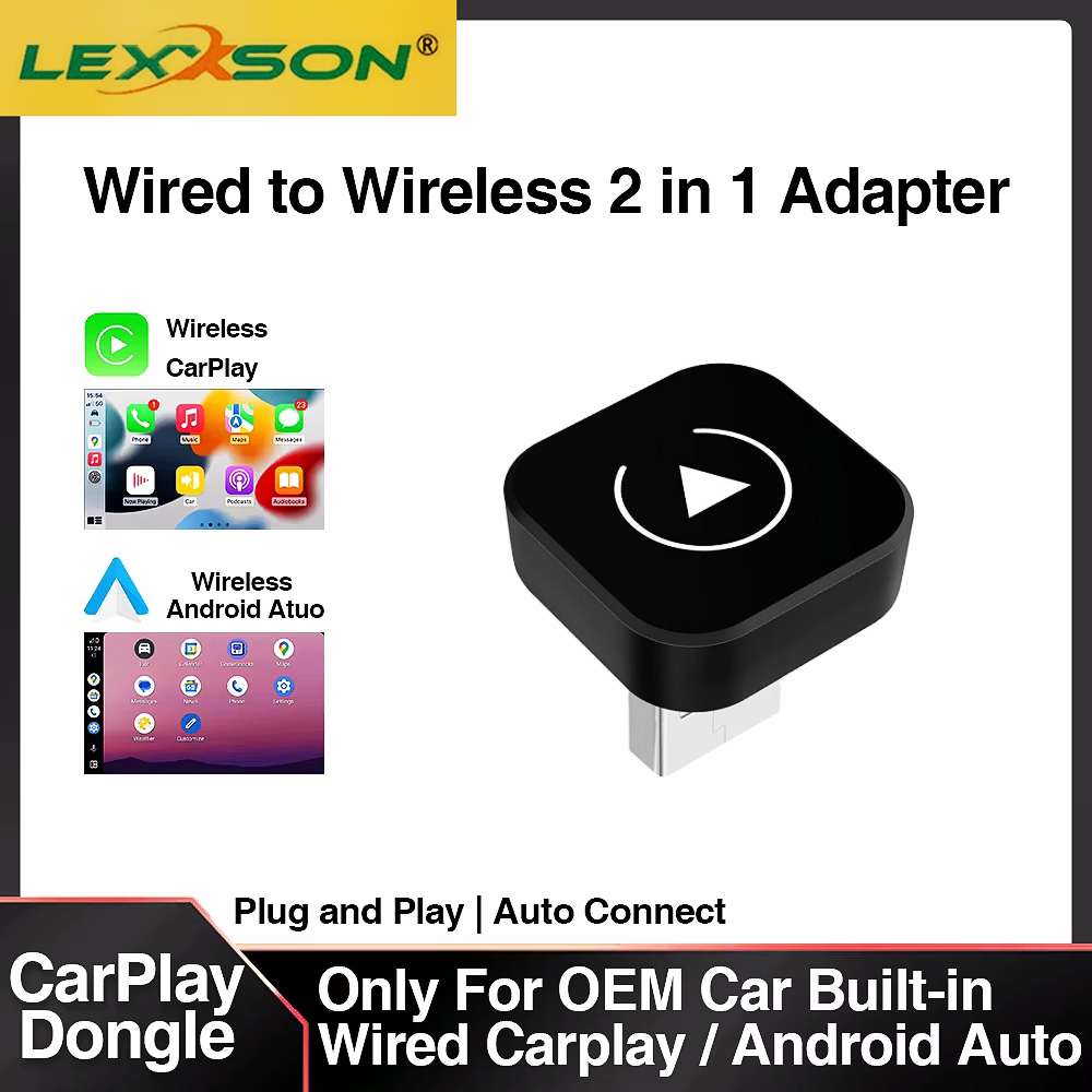 Electronics Gadgets For Car - Adapter 2w1 Bezprzewodowy CarPlay i Bezprzewodowy