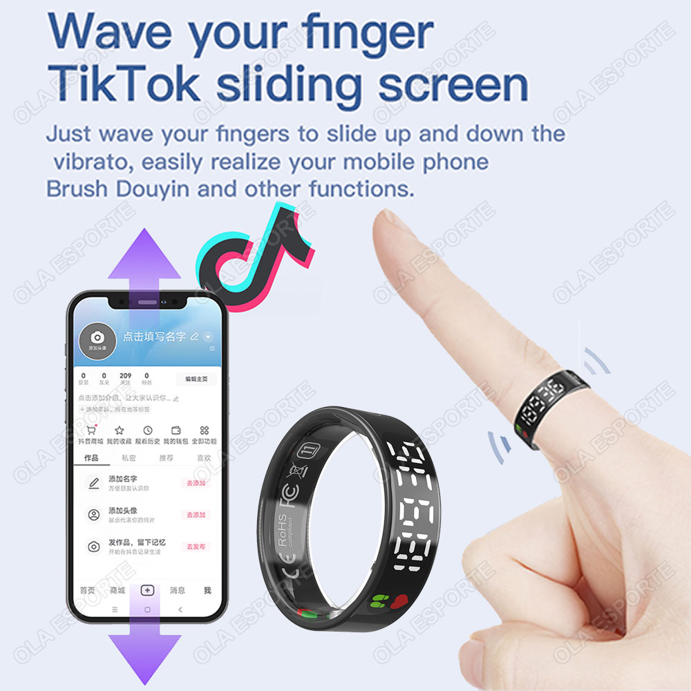 Inteligentny pierścień SR08 z  – Smart Ring Health recenzja i cena