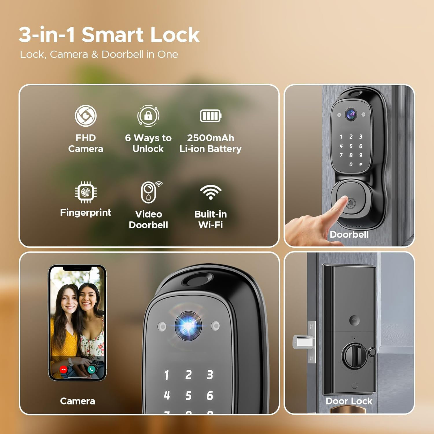 Inteligentny zamek do drzwi Tu – Electronics & Gadgets Icon recenzja i cena