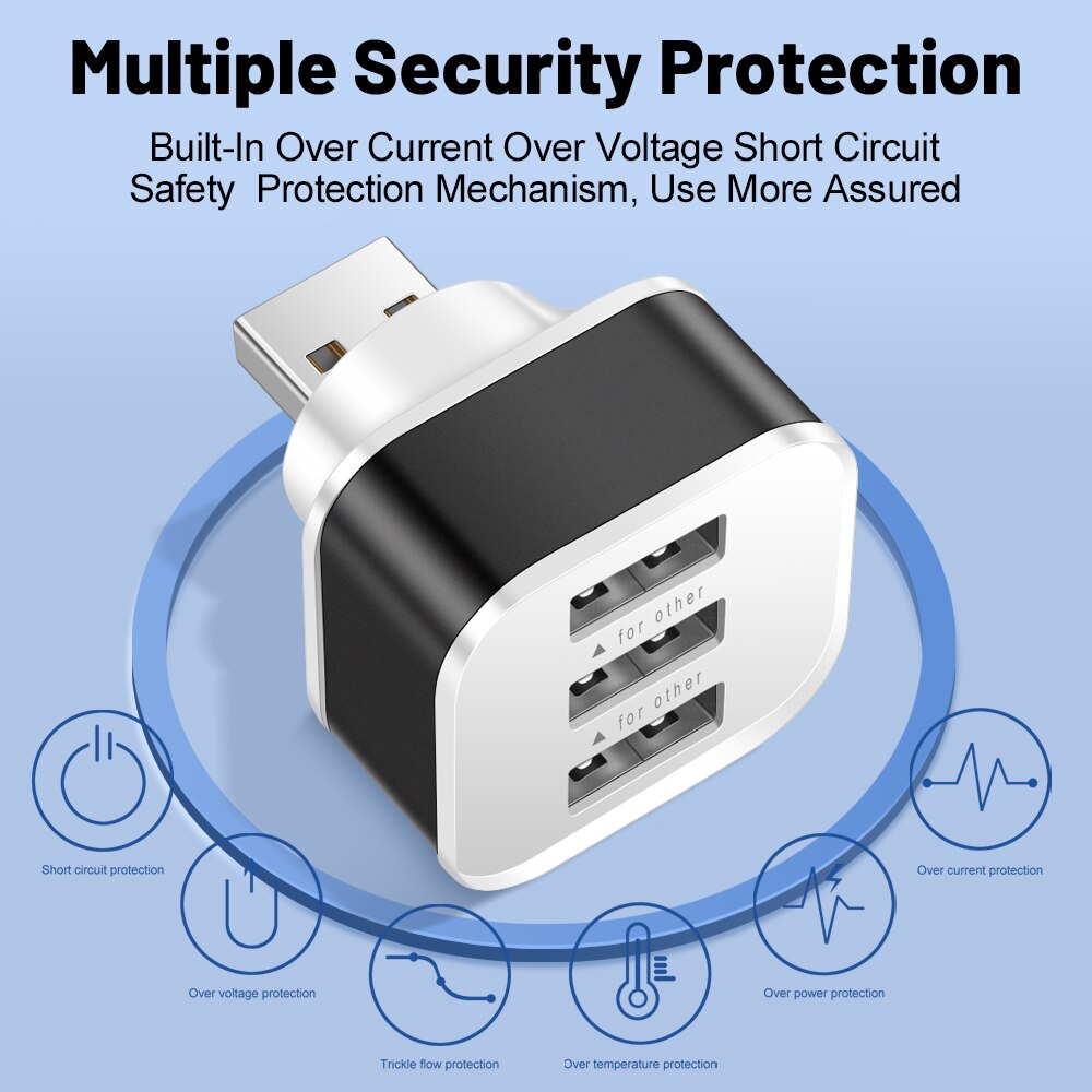 Adapter USB z 3 portami, USB 3 – Electronics Gadgets For Car recenzja i cena