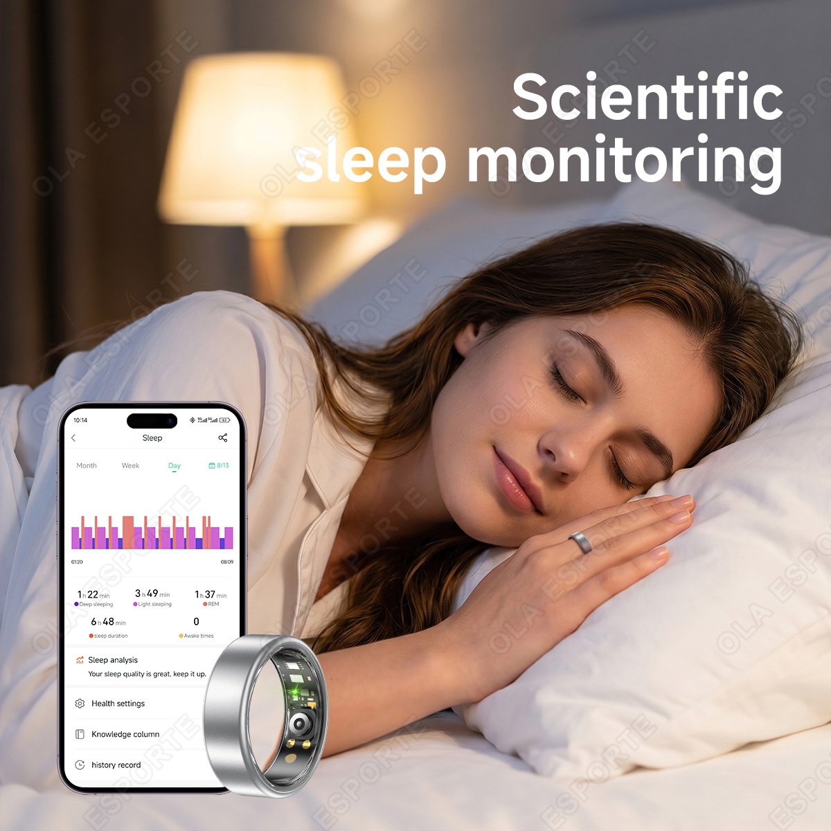 Pierścień inteligentny dla kob – Smart Ring Health recenzja i cena