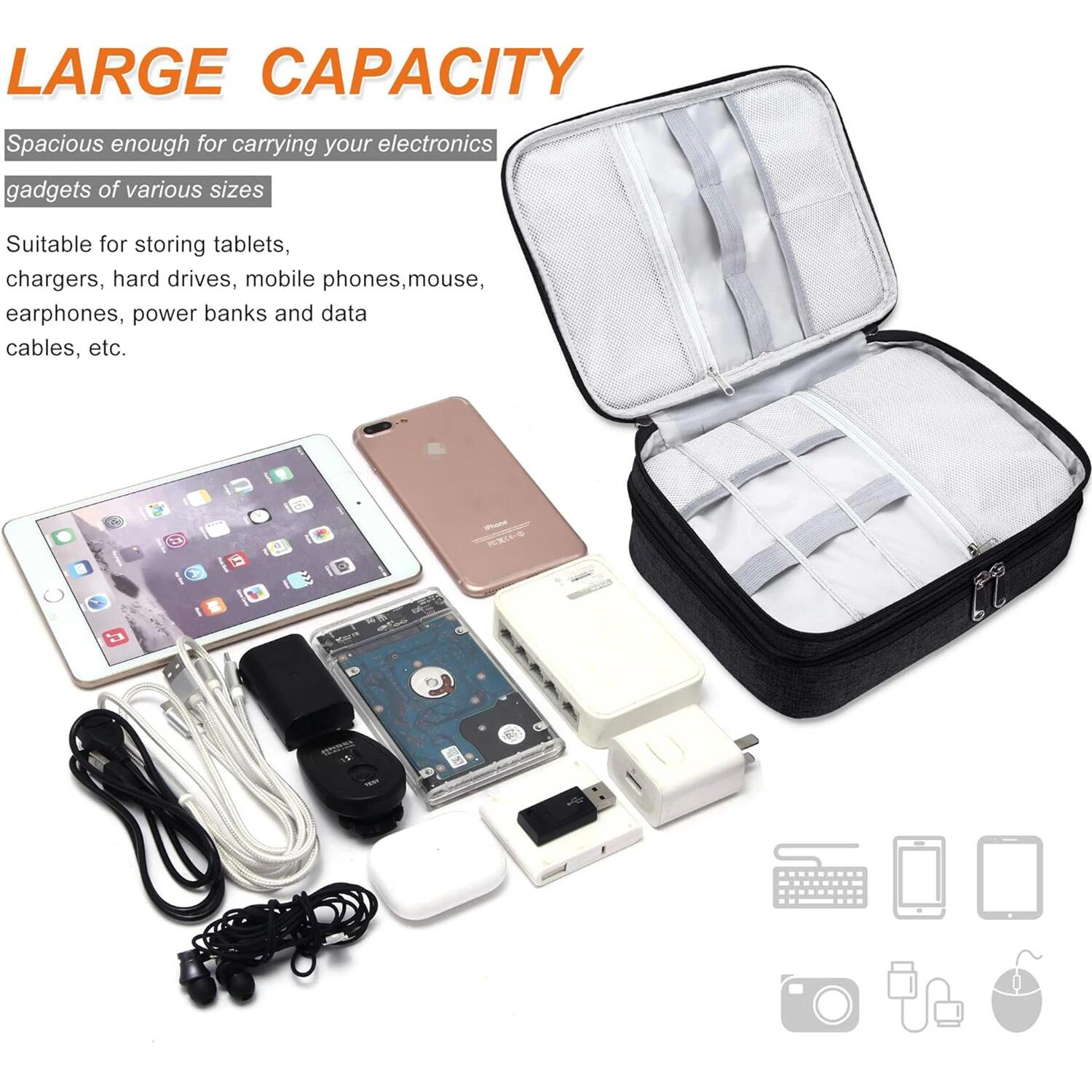 Przenośna cyfrowa torba do prz – Electronics Gadgets Bag recenzja i cena
