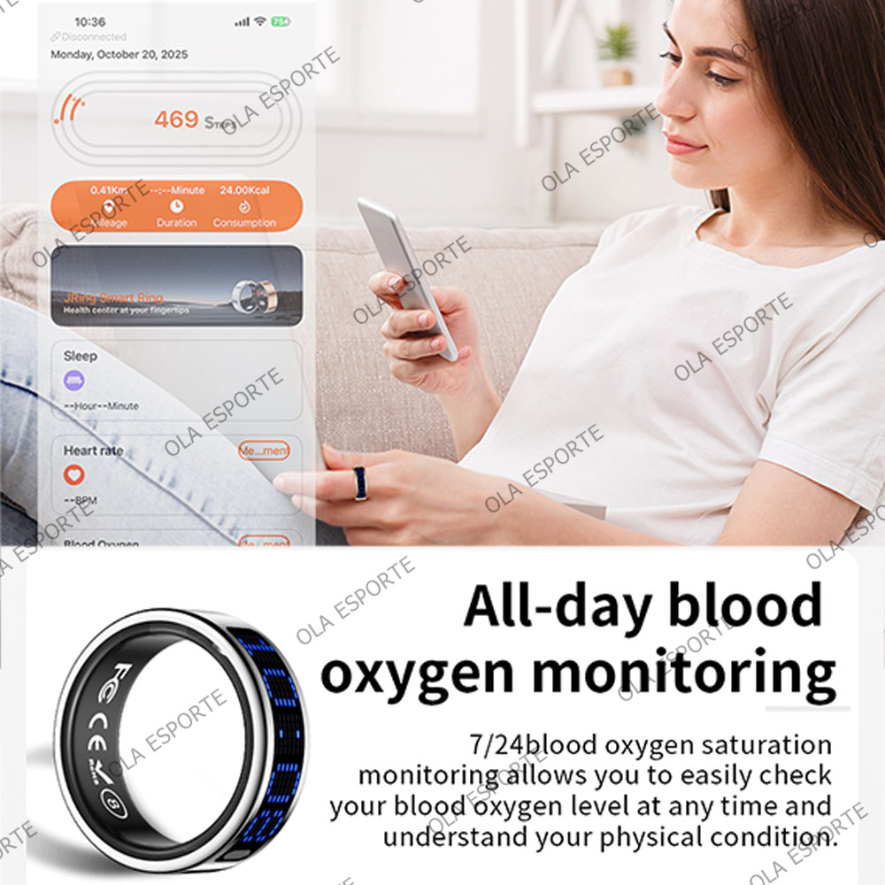 Nowy Ultracienki Lekki Intelig – Smart Ring Health recenzja i cena