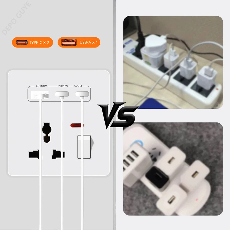 Uniwersalne 3-pinowe gniazdo ś – Electronics Gadgets For Home recenzja i cena