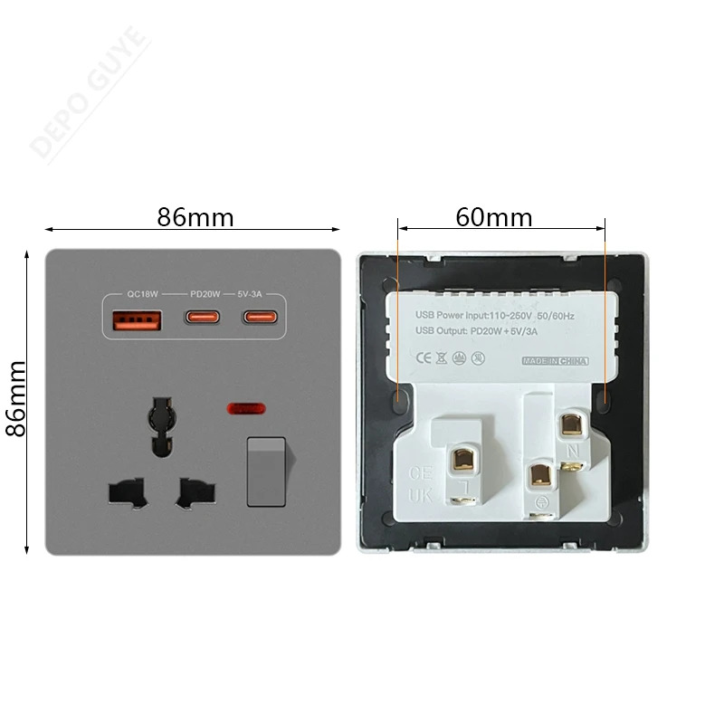 Uniwersalne 3-pinowe gniazdo ś – Electronics Gadgets For Home recenzja i cena
