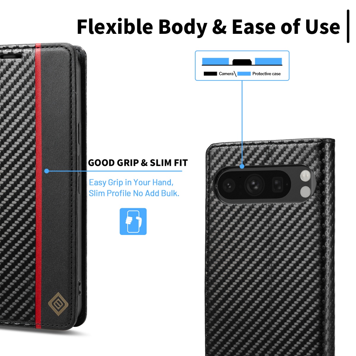 Etui z włókna węglowego i skór – Google Pixel 8A recenzja i cena