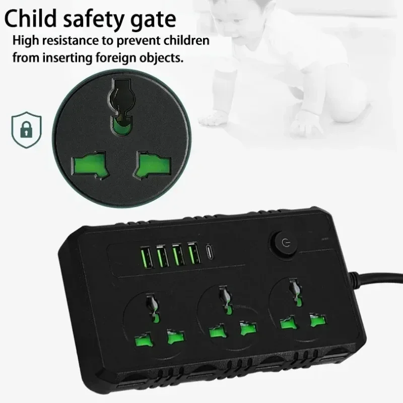 Listwa zasilająca z 4 portami  – Electronics Gadgets For Home recenzja i cena