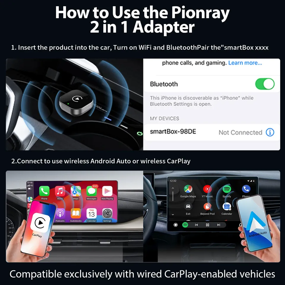 Nowy adapter bezprzewodowy 2w1 – Electronics Gadgets For Car recenzja i cena